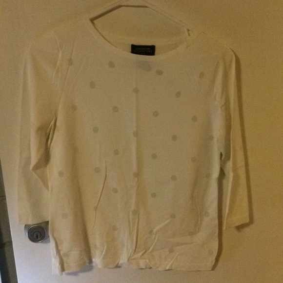 Jones New York Sweaters - Jones New York Signatures Petite sweater polka dot